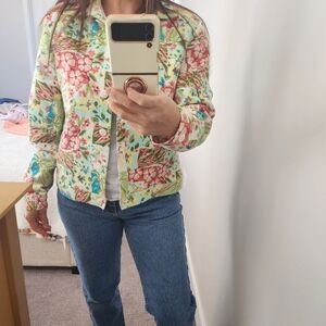 Coldwater Creek flower print jacket